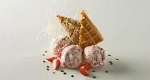 Рецепт - Ягодное мороженое с печеньем
