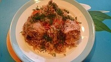 Рецепт - Курица с рисом