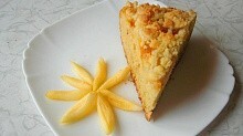 Рецепт - Абрикосовый пирог со штрейзелем