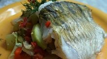 Рецепт - Рыба с овощами