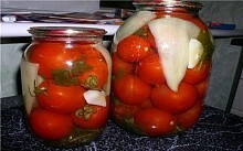 Рецепт - Консервированные помидоры