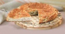 Рецепт - Пирог с рисом и палтусом
