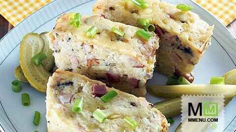 Картофель с грудинкой и грибами Картофель с грудинкой и грибами