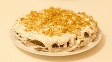 Рецепт - Шоколадно кокосовый фитнес торт. Без муки и сахара. 