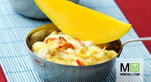 Жюльен с курицей и манго Жюльен с курицей и манго