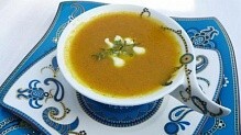 Рецепт - Морковный суп-пюре с имбирем