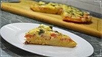 Быстрая пицца на сковороде