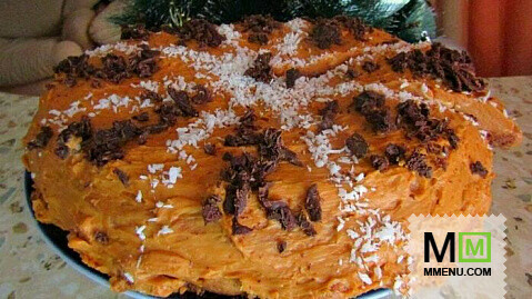 Шоколадно-медовый торт «Спартак»