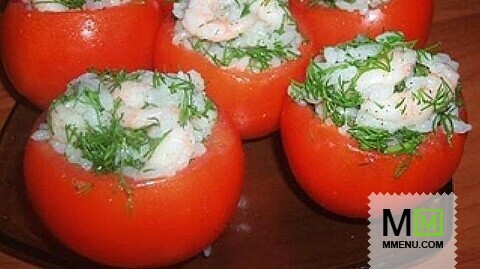 Фаршированные помидоры с рисом 