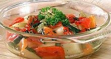 Рецепт - Салат из запеченных овощей
