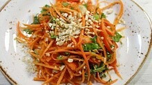 Рецепт - Морковный салат с кинзой и ароматной заправкой