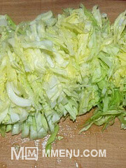 Приготовление блюда по рецепту - Салат с молодой капустой. Шаг 1