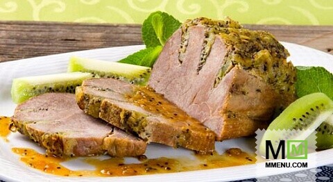 Мясо, запеченное с киви Мясо, запеченное с киви