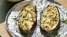 Рецепт - Баклажаны, фаршированные сыром