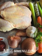 Приготовление блюда по рецепту - Консоме из курицы. Шаг 1