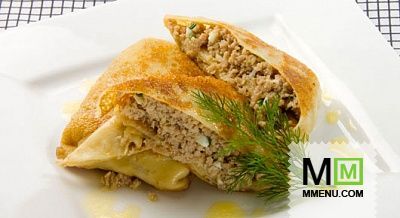 Блинчики с мясом