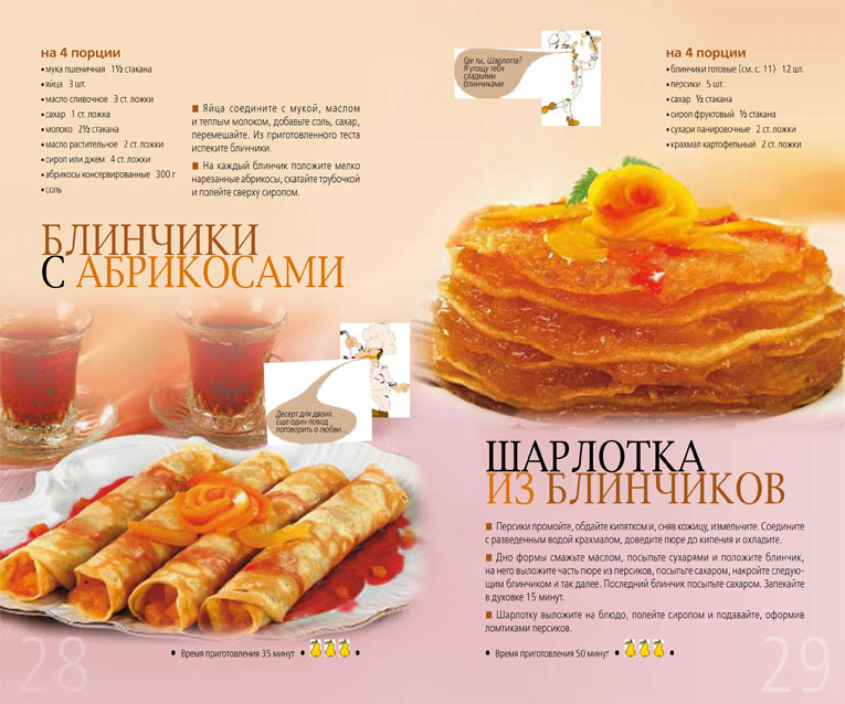Книга рецептов блины