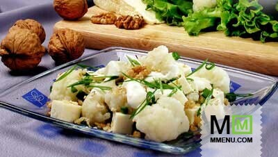 Салат из цветной капусты с орехами и&nbs Салат из цветной капусты с орехами и&nbs