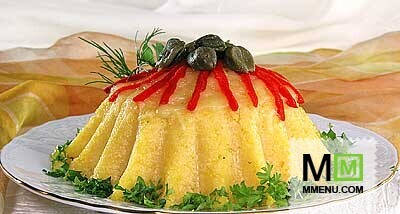 Кукурузная запеканка с сыром и овощами Кукурузная запеканка с сыром и овощами
