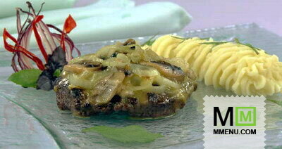 Ромштексы с шампиньонами Ромштексы с шампиньонами