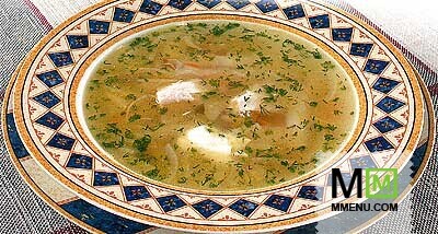 Рассольник с курицей Рассольник с курицей