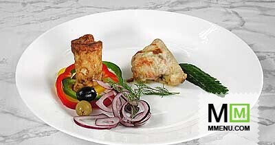 Куриное филе, фаршированное шампиньонами Куриное филе, фаршированное шампиньонами