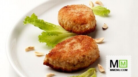 Котлеты из индейки с орехами Котлеты из индейки с орехами