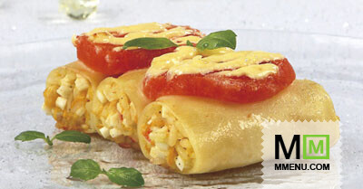 Каннеллони с крабовой начинкой Каннеллони с крабовой начинкой