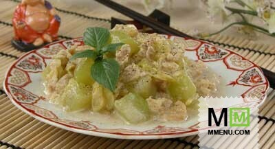 Кабачки тушеные в молоке Кабачки тушеные в молоке