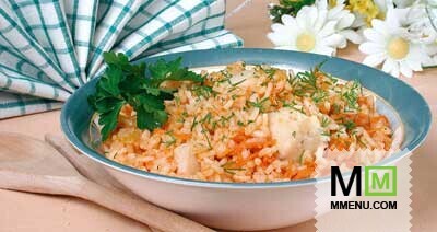 Плов из морского гребешка Плов из морского гребешка