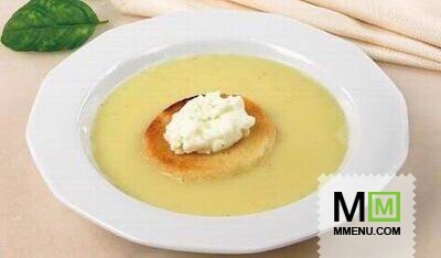 Суп с чесноком и гренками Суп с чесноком и гренками