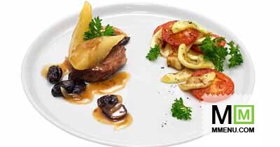 Говядина с грушами и черносливом Говядина с грушами и черносливом