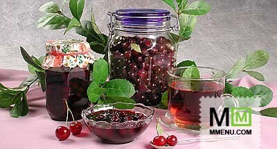 Варенье из вишни с косточками Варенье из вишни с косточками