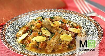 Карри из индейки с миндалем Карри из индейки с миндалем
