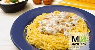 Спагетти с ореховым соусом