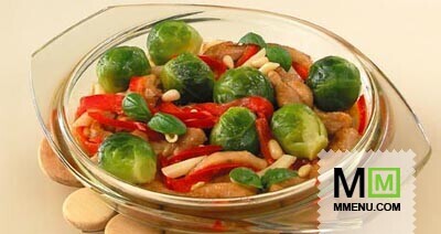 Жаркое из курицы с брюссельской капустой Жаркое из курицы с брюссельской капустой