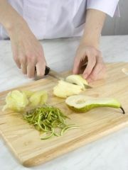 Приготовление блюда по рецепту - Форель с грушами и лаймом. Шаг 2
