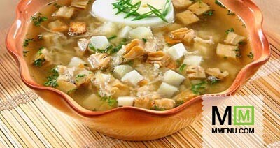 Окрошка с грибами Окрошка с грибами