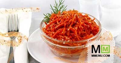 Закуска из моркови острая Закуска из моркови острая
