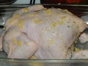 Приготовление блюда по рецепту - Курица фаршированная картофелем. Шаг 4