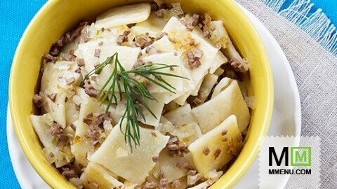 Вареники с печенкой Вареники с печенкой