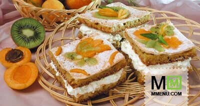 Пирожное «Тропиканка» Пирожное «Тропиканка»