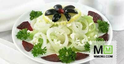 Салат из лука-порея