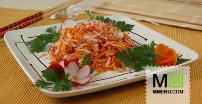 Салат из редиса с морковью (2)
