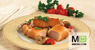 Шампиньоны со свининой Шампиньоны со свининой