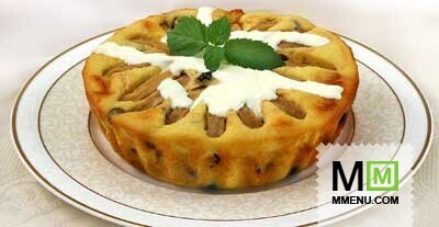 Творожная запеканка с яблоками Творожная запеканка с яблоками