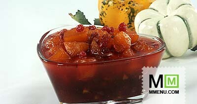 Варенье из тыквы и брусники Варенье из тыквы и брусники