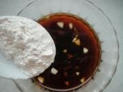 Приготовление блюда по рецепту - Тушеный баклажан в соевом соусе. Шаг 6