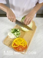 Приготовление блюда по рецепту - Салат из овощей. Шаг 1