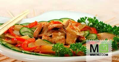 Свинина с овощами Свинина с овощами